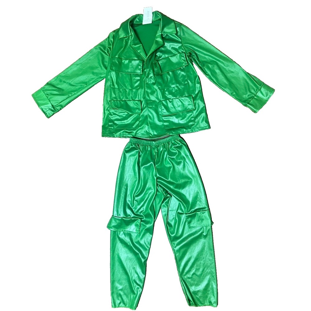 Toy Story Green Army Plastic Soldier Youth Costume Size M Rubies NO MASK